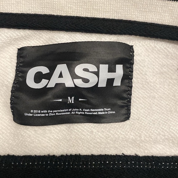 New Johnny Cash Track Jacket size Medium - Picture 6 of 6